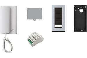 CAME, Kit de portero electrónico, constituido por un telefonillo y una placa de calle muy resistente mod. AGT A200 y TARGHA