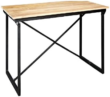 Chicago Urban Industrial Wooden Top & Metal Leg 180cm Dining Table