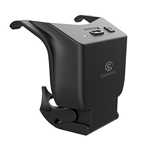 Preisvergleich Produktbild GameSir wiederaufladbarer Akku für die Offiziellen PS4 Controller, Externe Stromversorgung mit Langem 3 m Micro-USB-Ladekabel für PS4 Wireless Controller, erweiterte Akku-Kits, weiß