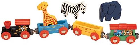 Wooden Animal Train Set 7 Piece