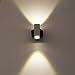 Produktbild Tekvilla LED 6W modern design wand Mini Wandleuchte Wandlampe Wandleuchten Wandlampen Flurlampe Wandbeleuchtung Treppenleuchten Designerlampen innen Aluminum