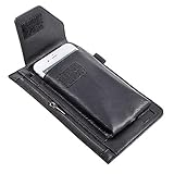 Fix it to the belt and keep your smartphone always protected. Includes 1 case for the smartphone, 1 interior pocket and 1 zip pocket for cards and money. Belt loop on the back, to be able to attach it to the belt and carabiner.