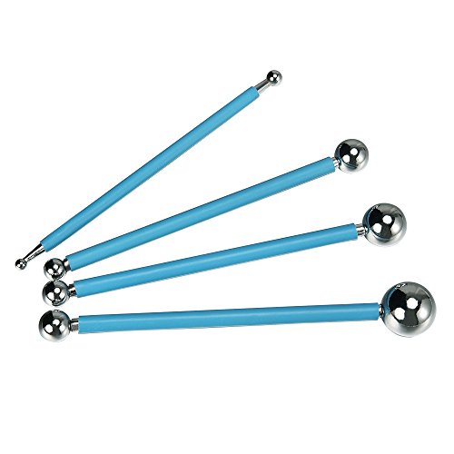Outus Metallkugel Stylus Clay Ceramics Töpferei Bildhauerei Modellierung Werkzeug Set - 7