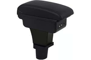 OYHCM Auto Bracciolo Compatible with Fiat 500（2012-2017） Bracciolo Console Centrale Poggiabraccio Braccio vano Portaoggetti Doppio Spazio di Archiviazione