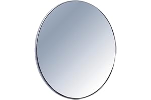 SHOWERDRAPE Suction Strong No Drill Bathroom Shower Wall Mounted Storage Black Caddies Baskets Toilet Roll Holder Towel Ring (Mounting Disc)