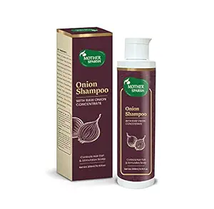 Mother Sparsh Onion Hair Shampoo With Raw Onion Concentrates & Blackseed Oil 200ml
