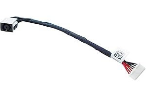 Rangale Replacement DC Power Jack Cable Compatible for Dell Inspiron 15 7566 7567 i7566 i7567 Series Replacement P65F P65F001 P65F002