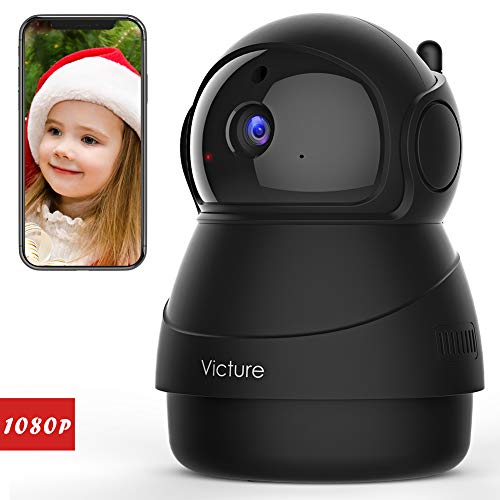 Price comparison product image Victure 1080P FHD WiFi IP Camera Indoor Wireless Security Camera With Motion Detection Night Vision Home Surveillance Monitor with 2-Way Audio for Baby / Pet / Elder