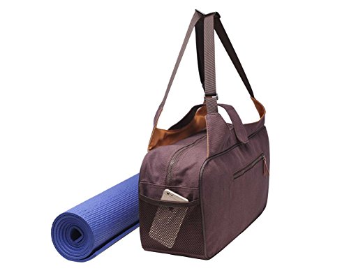 Große Yogatasche »Vimalaa« von #DoYourYoga aus Segeltuch (Baumwoll-Canvas) – aufwendig per Hand verarbeitet, für EXTRA-LANGE und EXTRA-BREITE Yogamatten! Die Yogatragetasche ( Yogabag) ist in sehr schönen Farben und ausgefallenen Designs erhältlich. Ferner eignet sich die Tasche auch für als Sporttasche / Fitnesstasche - 6