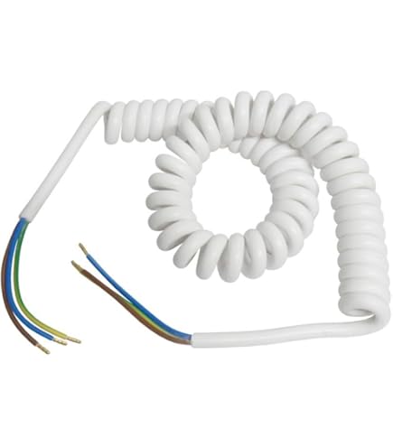 5-adriges Spiralkabel 20AWG 0,5mm² - Einziehbar & Elastisch Für Werkstatt & Elektronik