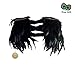 Produktbild Mode-Feder-Kap-Stola Schwarz Schal Scapular Irisierende Epaulet für Fringe Abendkleid Coque (Typ 1)