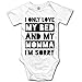 Produktbild Baby I Only Love My Bed My Momma I'm Sorry Everyday Baby One-Pieces