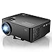 Produktbild TENKER T20 + (Upgrade) 2000 Lumen LCD Mini Beamer, Portable Heimkino Projektor Unterstützung 1080 P HDMI USB SD Karte AV VGA für TV Laptop Spiel iPhone Andriod Smartphone Enthält HDMI Kabel, Schwarz