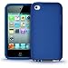 Produktbild igadgitz Silikon Schutzhülle Hülle Tasche Etui Case Skin in Orange für iPod Touch 4G 4. Gen Generation 8gb 32gb & 64gb + Display Schutzfolie