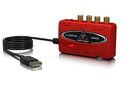 Behringer UCA222 Interface audio USB rouge