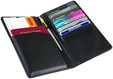 Top Quality Leather - Travel Wallet - Passport Wallet - RFID Blocking Wallet - Travel Organiser