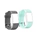 Produktbild Fit-power Ersatz- / Zubehör-Armband mit Metall Schnalle für Fitbit Charge 2 Herzfrequenz-Fitness-Band (Tracker nicht enthalten), Pack of 2C, S