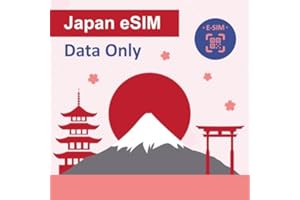 SIM2ROAM Japan Data ONLY eSIM Card 30 Days | 3GB of 5G LTE High-Speed Internet Data | Travel eSIM Card | Dual local Japan carriers, Softbank and KDDI |prepaid eSIM card | NO phone number|短期帰国・短期来日最適・安心日本語サポート
