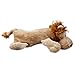 Bigood Plush Doll Zipper Pen Pouch Pencil Case Cosmetic Makeup Bag Pocket Light brown lion