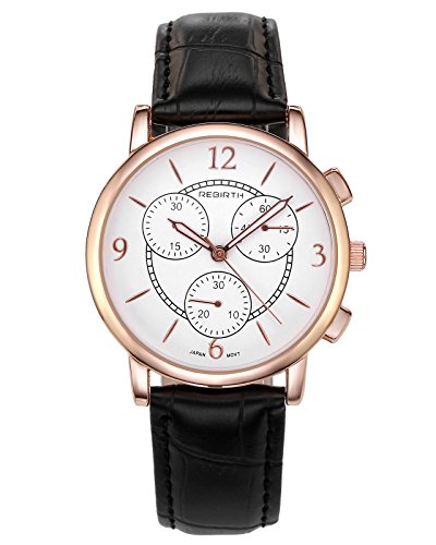 JSDDE Uhren,Vintage Einfaches Armbanduhr Wasserdicht Mineralglas unecht Chronograph Echt Lederarmband Quarz Uhrwerk Uhr JSDDE Uhren,Vintage Einfaches Armbanduhr Wasserdicht Mineralglas unecht Chronograph Echt Lederarmband Quarz Uhrwerk Uhr