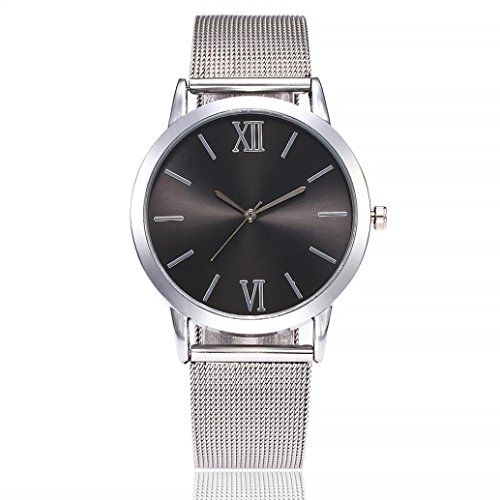 Reloj de mujer Reloj para hombres Moda Casual Negocio Deporte Cuarzo Banda de acero inoxidable Mármol Correa de reloj Cosa análoga Reloj de pulsera LMMVP (Tamaño libre, B)