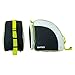 Charles Bentley 49 Litre Large Ski Boot Bag Snow Rucksack Holdall With Shoulder Strap - Lime Green