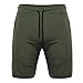 Produktbild Binggong Herren 2 in 1 Kurze Hosen Laufsport-Shorts mit Eingebaut Taschen,Männer Schnell Trocknend Sweatshorts Sommer Bermuda M-3XL