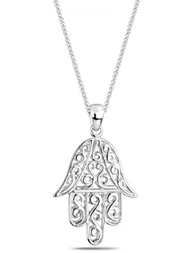 Elli Damen-Kette mit Anhänger Hamsa Hand 925 Sterling Silber 015031667_45
