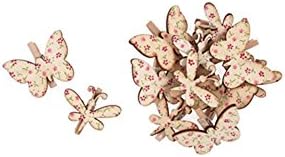 12 Small Craft Pegs - Butterfly/Dragonfly Design