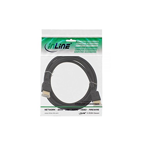 InLine 17602P HDMI Kabel (Stecker-auf-Stecker, vergoldete Kontakte, 2m) schwarz - 2