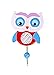 Single Children's Owl Coat Hook Wall Hook for Owl Themed Nursery or Bedroom Accessories