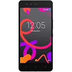 BQ Aquaris M5 - Smartphone de 5'' (4G, Wi-Fi, Bluetooth 4.0, Qualcomm Snapdragon 615 Octa Core A53 1,5 GHz, 16 GB de Memoria Interna, 2 GB de RAM, Android 5.0.2 Lollipop), Color Negro