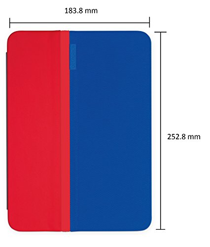 Logitech AnyAngle Schutzhülle mit frei verstellbarer Halterung für Apple iPad Air 2 rot/blau - 6