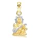 VK Jewels Goddess Saraswati Gold and Rhodium Plated Alloy God Pendant for Men & Women - P1358G [VKP1358G] RS.161.00