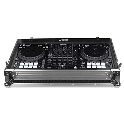 UDG Ultimate Flight Case Pioneer DDJ-1000 Silver Plus (estante superior + ruedas)