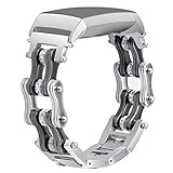 SYY Damen Armbänder Strap Band,Kratzfest Wasserdicht Uhrenband. ModePerlen Armband Strap Band für Fitbit Charge 3,Schmuck Armband Strap (kleine Größe) (Schwarz)