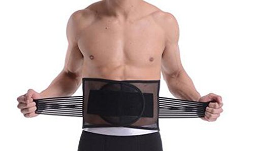 Apoyo lumbar Satisfacción correa goma banda Ineinander Breathable greifen cintura Apoyo para la prevención de lesiones Dolor Sport Strap Peso Pérdida espalda correa para hombres y mujeres
