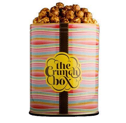 The Crunch Box Sticky English Toffee Popcorn Tin - 410 Gms