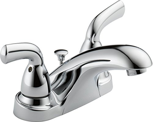 DELTAB2510Lf-Ppu Foundations Core-B Two Handle Centerset Lavatory Faucet, Chrome