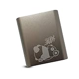 Hochwertiges Aluminium-Gehäuse, stilvolles und leichtes Design, passt problemlos in jede Hosen- und Handtasche.