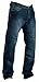 Produktbild Juicy Trendz Herren Motorradrüstung Biker Motorrad Denim Hose Jeans Horn Blau, 34W / 30L, Blau