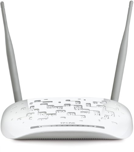 TP-LINK TD-W8968 - Modem Router inal&aacute;mbrico para conexiones telef&oacute;nicas (N300 Mbps, WPS, puerto USB)