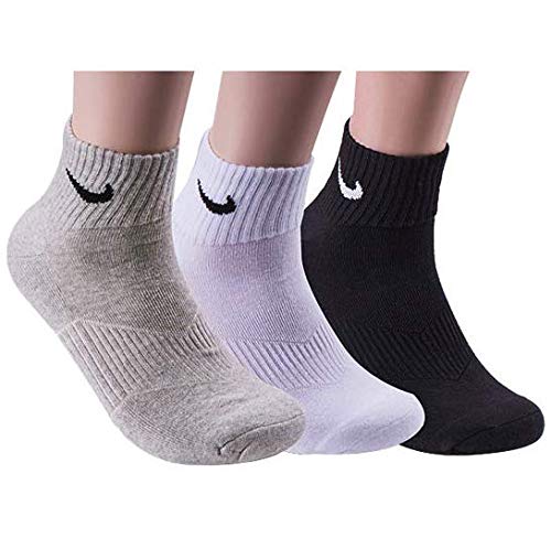 Nike Men & Women Self Design Ankle Length Socks (Pack of 3) RS.299 (70.00% Off) - Amazon Nike Men & Women Self Design Ankle Length Socks (Pack of 3) RS.299 (70.00% Off) - Amazon