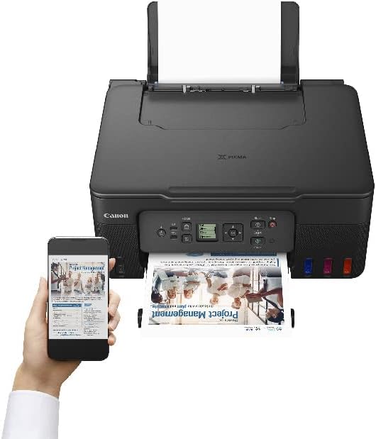 Canon Pixma G3470 Wi-Fi + Tarayıcı + Fotokopi Tanklı Çok Fonksiyonlu Mürekkep Püskürtmeli Yazıcı