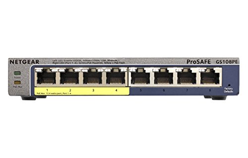 Netgear GS108PE-300EUS ProSAFE (Web Managed (Plus) 8-Port Gigabit Ethernet Switch) - 2