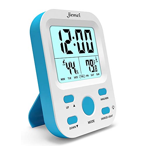 jiemei EU-AL04-BL - Despertador Digital