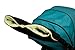 Baby Pushchair/Pram/Stroller Hand Warmer Muff - Black / Green