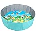 Produktbild Kinder Klappzaun Boy Krabbeldecke Girl Safety Bar Spielzimmer Ocean Ball Pool (Color : Blue-A, Size : 120 * 120 * 34cm)