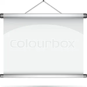 PMW Roll Up Board (White, 20x30 Inch)