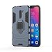 Produktbild Travel Lovers xiaomi Pocophone F1 Hülle, xiaomi Pocophone F1 Handyhülle, Hybrids Doppelte Schutzschicht Hardcase Tough Armor Stoßabweisende Tasche Stoßfest Bumper für xiaomi Pocophone F1 6.26",Gris